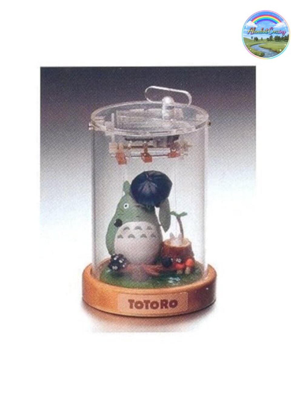 Totoro Music Box Winding Collector Figurine Wood Accent